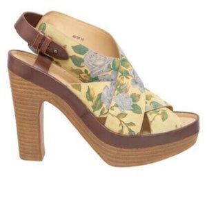 Rag & Bone Floral Sloane Platform Sandals